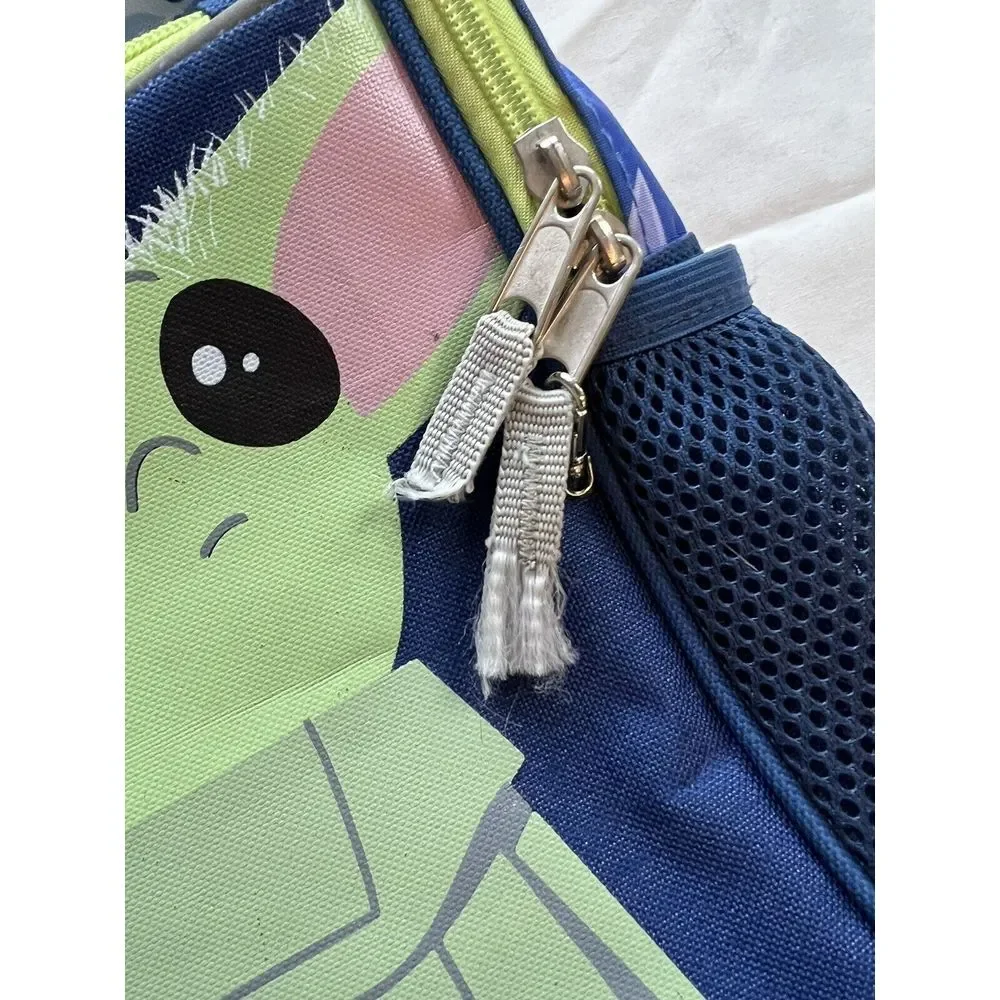 Kids School‎ Backpack, Star Wars Mandalorian Grogu Baby Yoda Blue The Child